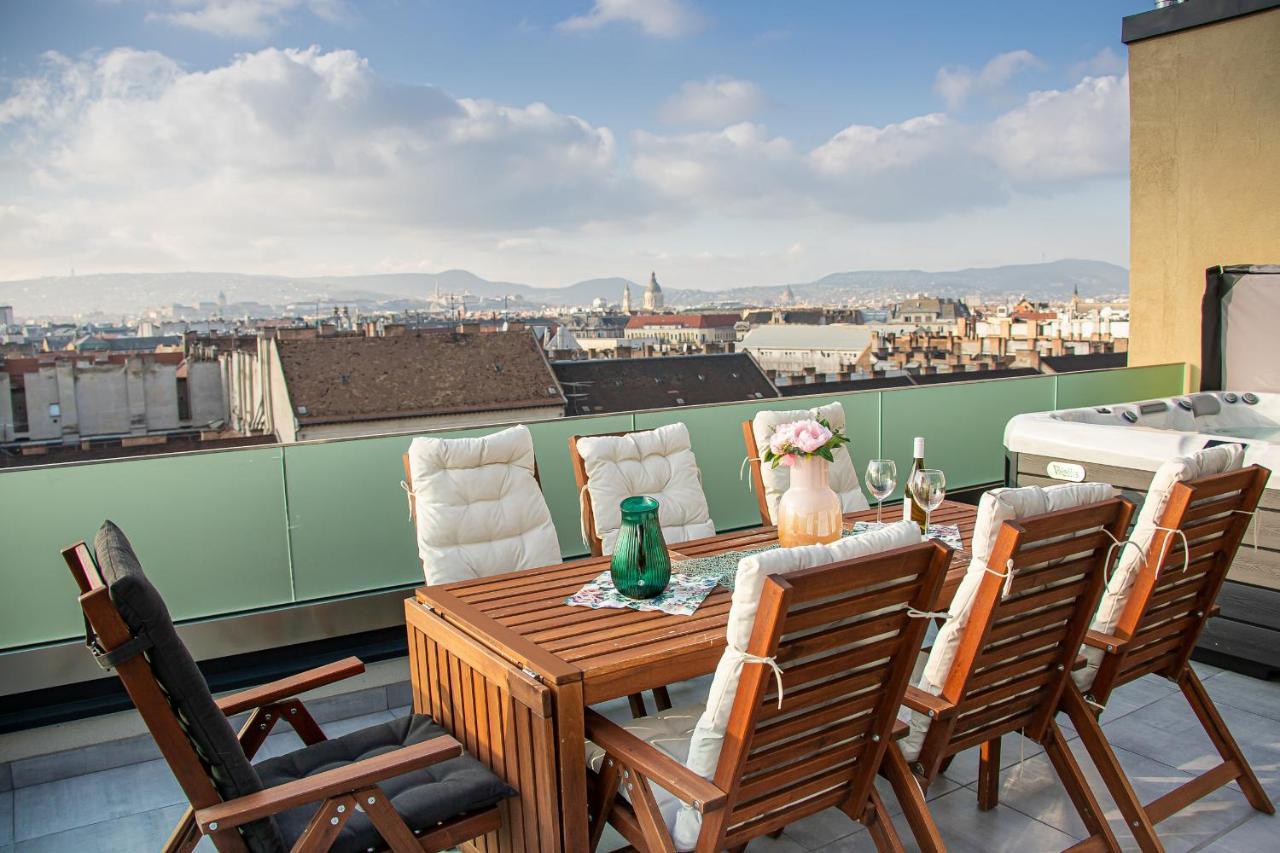 Апартаменты Centropolitan Penthouse #Jacuzzi #Freeparking Будапешт Экстерьер фото