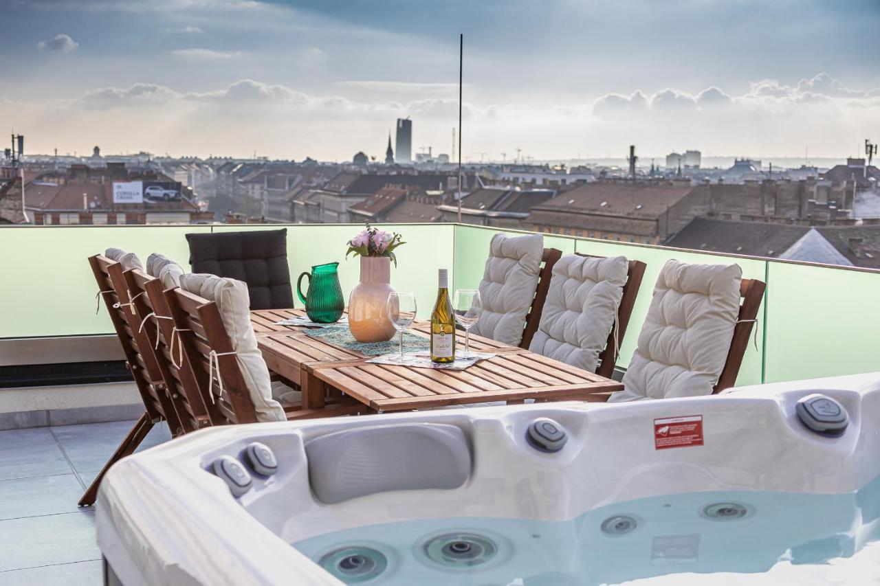 Апартаменты Centropolitan Penthouse #Jacuzzi #Freeparking Будапешт Экстерьер фото
